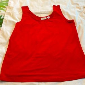 Chicos size 1 red tank top